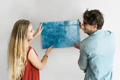 Schreib-Magnettafel in Meerwasser-Optik
