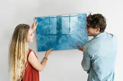 Schreib-Magnettafel in Meerwasser-Optik