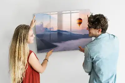 Beschreibbare Magnettafel mit Motiv Schöne Landschaft