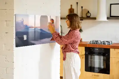 Beschreibbare Magnettafel mit Motiv Schöne Landschaft