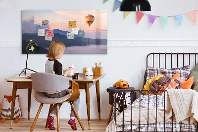 Beschreibbare Magnettafel mit Motiv Schöne Landschaft