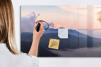 Beschreibbare Magnettafel mit Motiv Schöne Landschaft