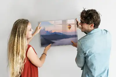 Beschreibbare Magnettafel mit Motiv Schöne Landschaft