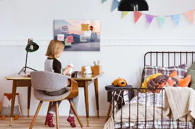 Beschreibbare Magnettafel mit Motiv Schöne Landschaft