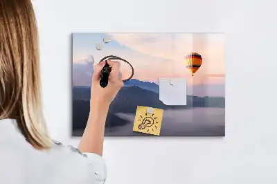 Beschreibbare Magnettafel mit Motiv Schöne Landschaft