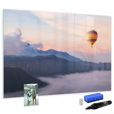 Beschreibbare Magnettafel mit Motiv Schöne Landschaft