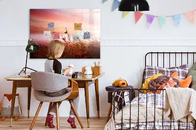 Beschreibbare Magnettafel Motiv Nebliger Morgen
