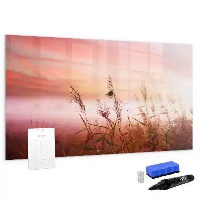 Beschreibbare Magnettafel Motiv Nebliger Morgen