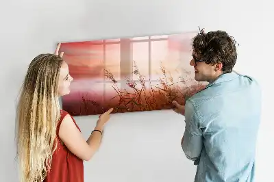Beschreibbare Magnettafel Motiv Nebliger Morgen