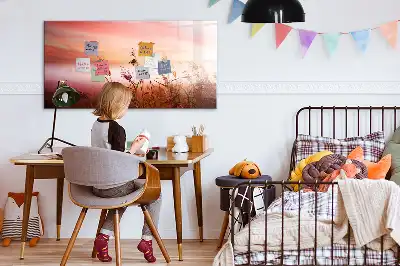 Beschreibbare Magnettafel Motiv Nebliger Morgen