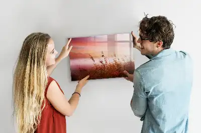 Beschreibbare Magnettafel Motiv Nebliger Morgen