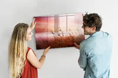 Beschreibbare Magnettafel Motiv Nebliger Morgen