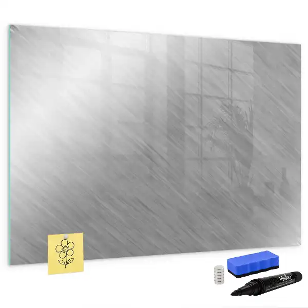 Beschreibbare Magnettafel aus Metall