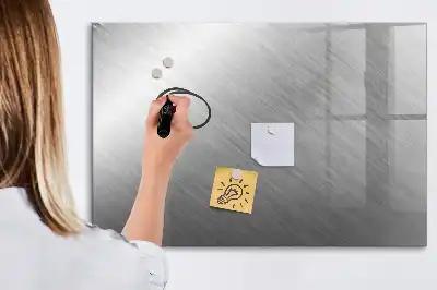 Beschreibbare Magnettafel aus Metall