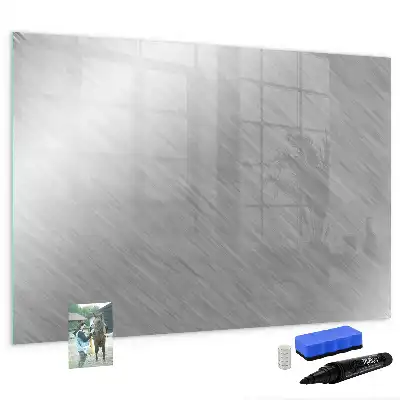 Beschreibbare Magnettafel aus Metall