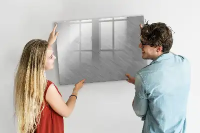 Beschreibbare Magnettafel aus Metall