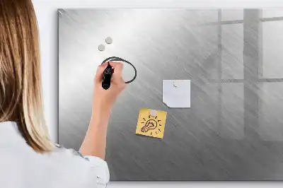 Beschreibbare Magnettafel aus Metall