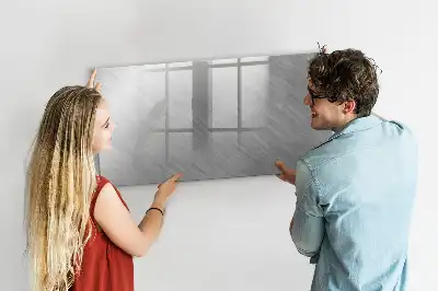 Beschreibbare Magnettafel aus Metall
