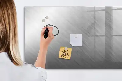 Beschreibbare Magnettafel aus Metall