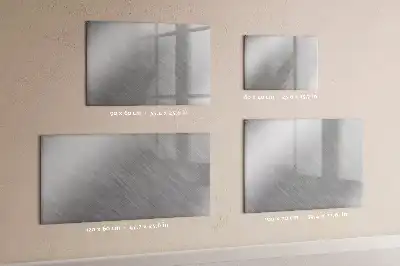 Beschreibbare Magnettafel aus Metall