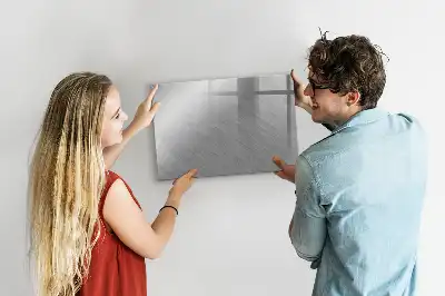 Beschreibbare Magnettafel aus Metall