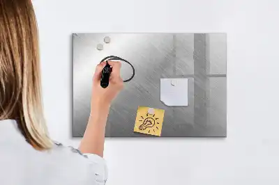 Beschreibbare Magnettafel aus Metall