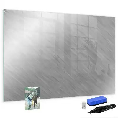 Beschreibbare Magnettafel aus Metall