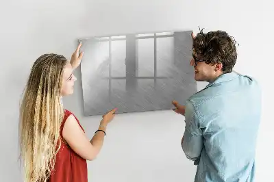 Beschreibbare Magnettafel aus Metall