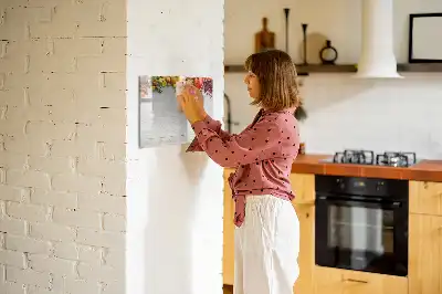 Schreib-Magnettafel mit Motiv Früchte auf dem Tisch