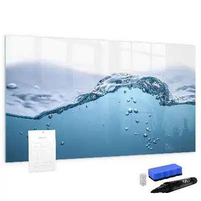 Schreib-Magnettafel mit Motiv Nahaufnahme von Wasser