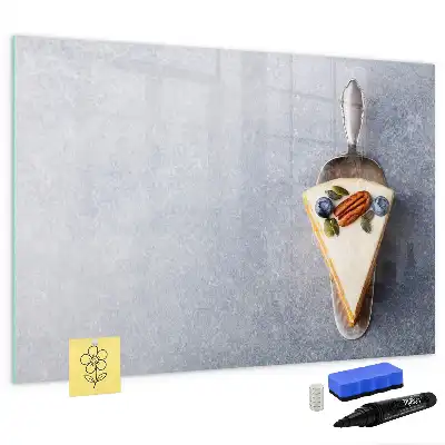 Schreib-Magnettafel in Tortenstück-Form