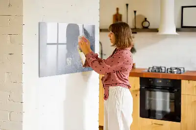 Schreib-Magnettafel in Tortenstück-Form