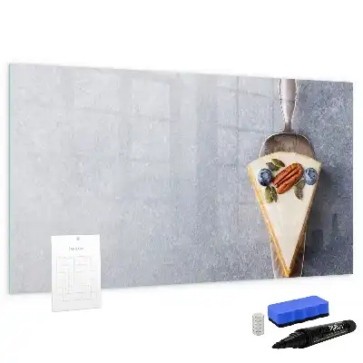 Schreib-Magnettafel in Tortenstück-Form