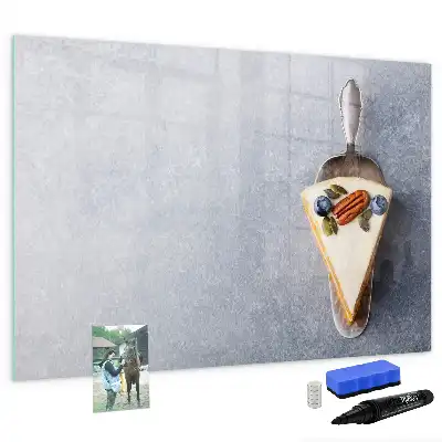 Schreib-Magnettafel in Tortenstück-Form