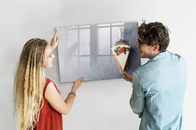 Schreib-Magnettafel in Tortenstück-Form