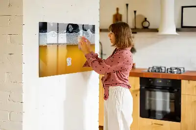Bierzapfhahn mit beschreibbarer Magnettafel