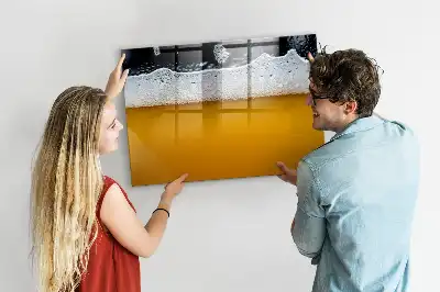 Bierzapfhahn mit beschreibbarer Magnettafel