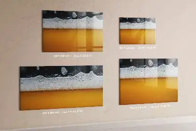 Bierzapfhahn mit beschreibbarer Magnettafel