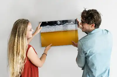 Bierzapfhahn mit beschreibbarer Magnettafel