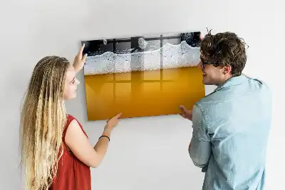 Bierzapfhahn mit beschreibbarer Magnettafel