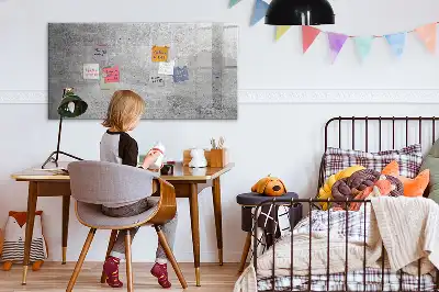 Schreib-Magnettafel für rauhe Wände