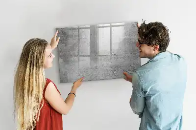 Schreib-Magnettafel für rauhe Wände