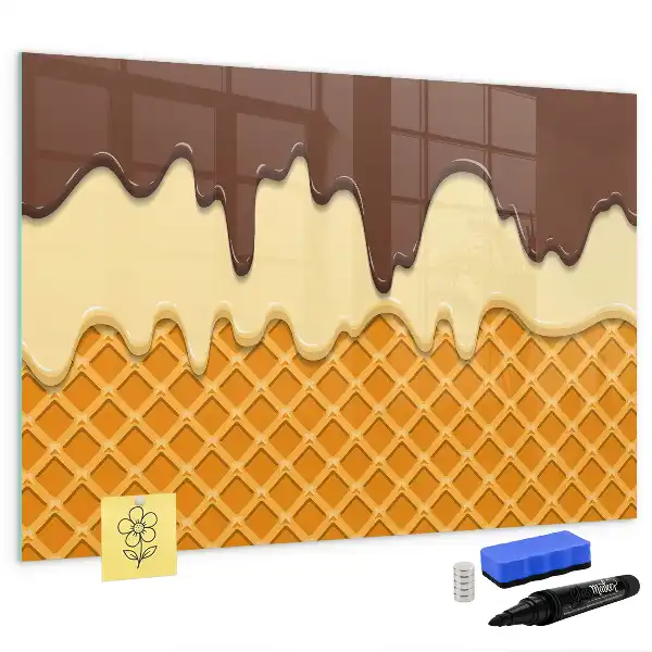 Schreib-Magnettafel Motiv Eis