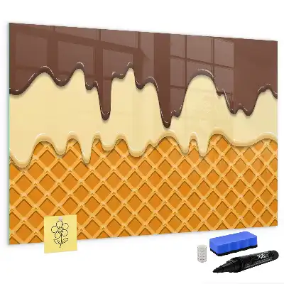 Schreib-Magnettafel Motiv Eis