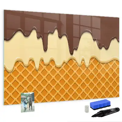 Schreib-Magnettafel Motiv Eis