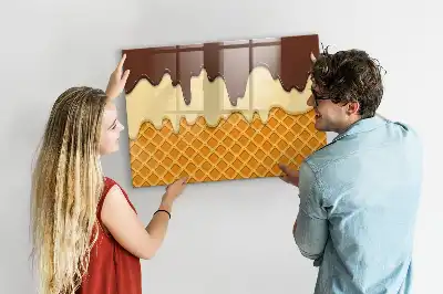Schreib-Magnettafel Motiv Eis