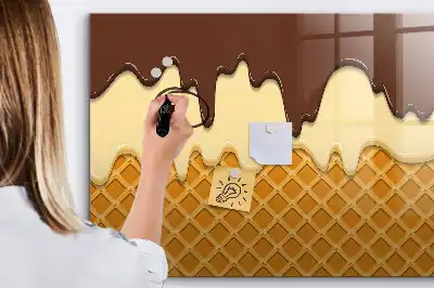 Schreib-Magnettafel Motiv Eis