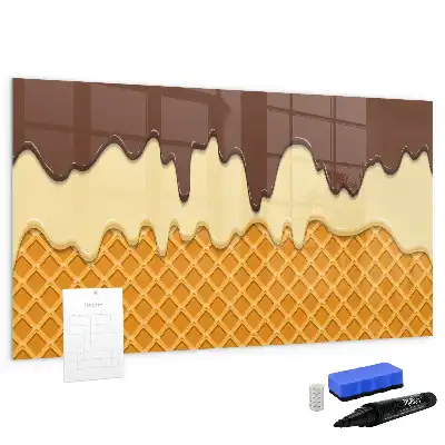 Schreib-Magnettafel Motiv Eis