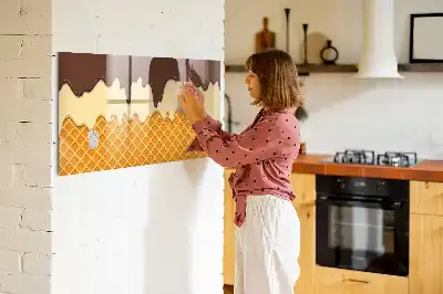 Schreib-Magnettafel Motiv Eis