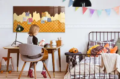 Schreib-Magnettafel Motiv Eis
